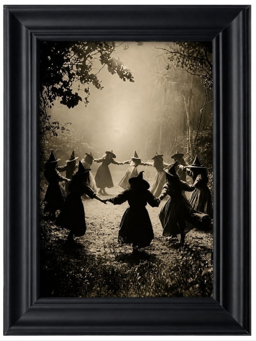 Art Deco Witch Circle Occult Wiccan Pagan Dark Goth Pagan Wicca Wiccan Ritual